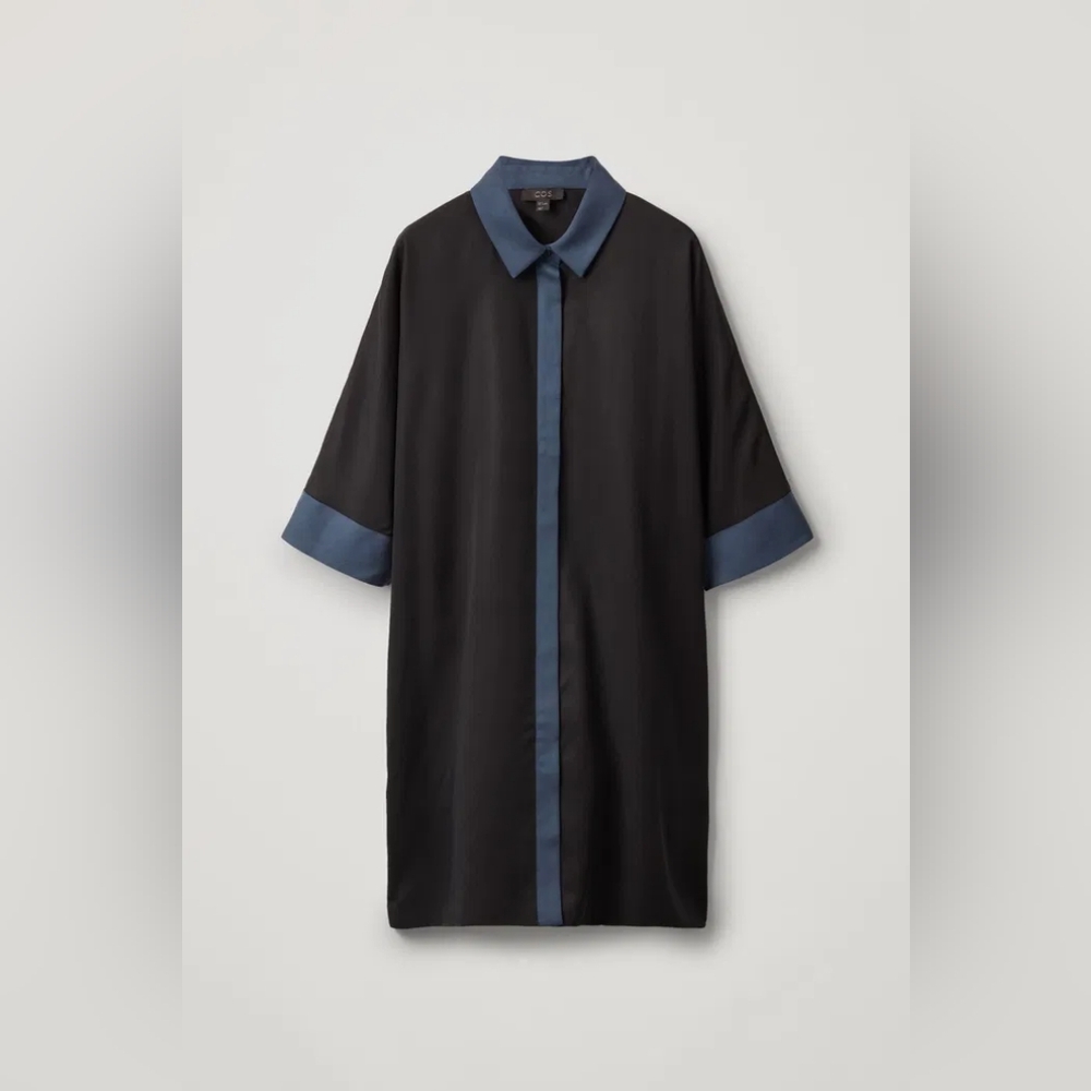 COS Color-block Shirt Dress XS